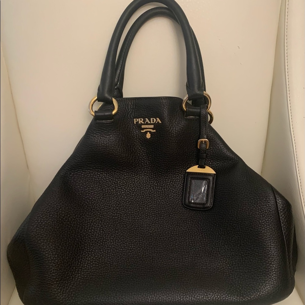 Prada BN2522 VIT. DAINO Bag with zipper sides Classic Prada 👜